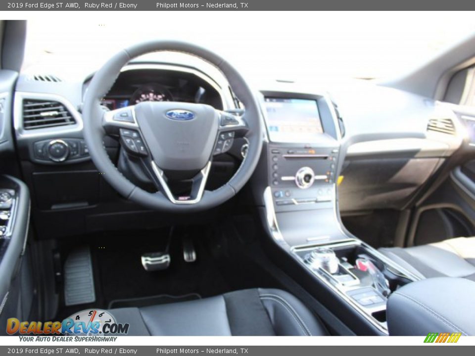 2019 Ford Edge ST AWD Ruby Red / Ebony Photo #23