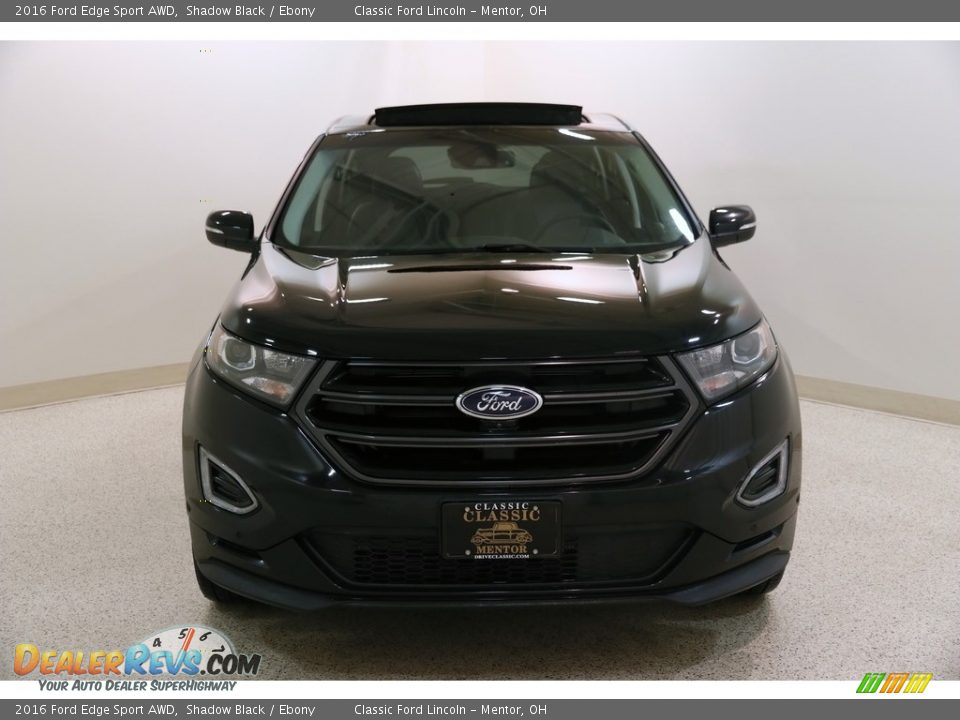 2016 Ford Edge Sport AWD Shadow Black / Ebony Photo #2