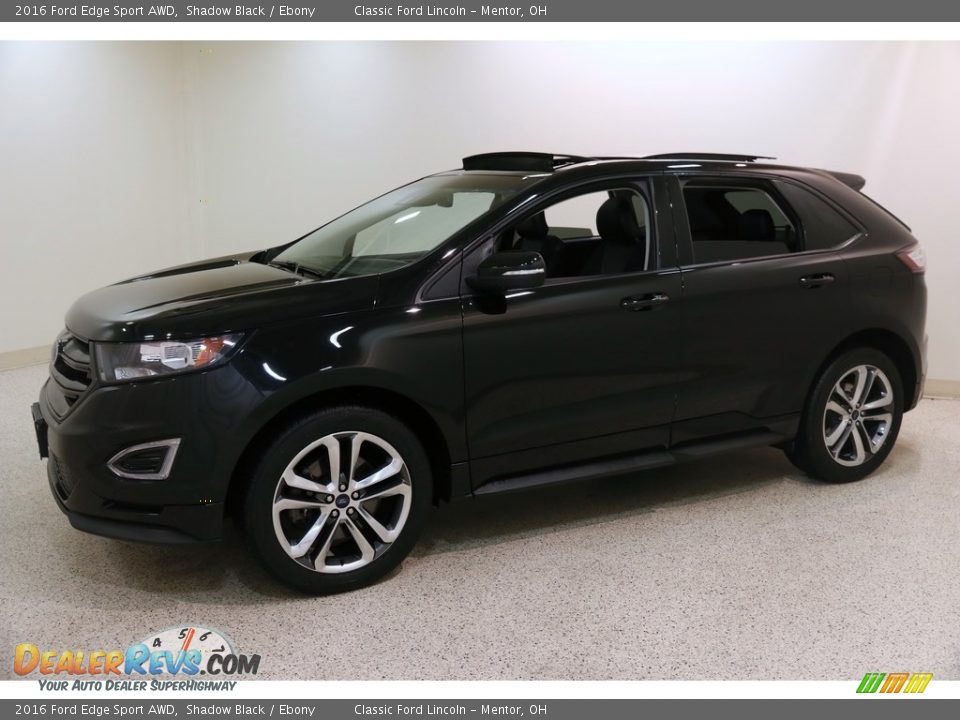 2016 Ford Edge Sport AWD Shadow Black / Ebony Photo #3