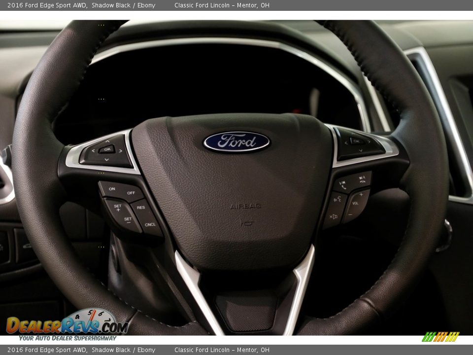 2016 Ford Edge Sport AWD Shadow Black / Ebony Photo #9