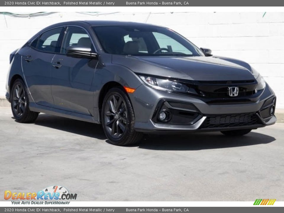 2020 Honda Civic EX Hatchback Polished Metal Metallic / Ivory Photo #1