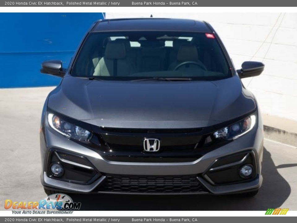 2020 Honda Civic EX Hatchback Polished Metal Metallic / Ivory Photo #3