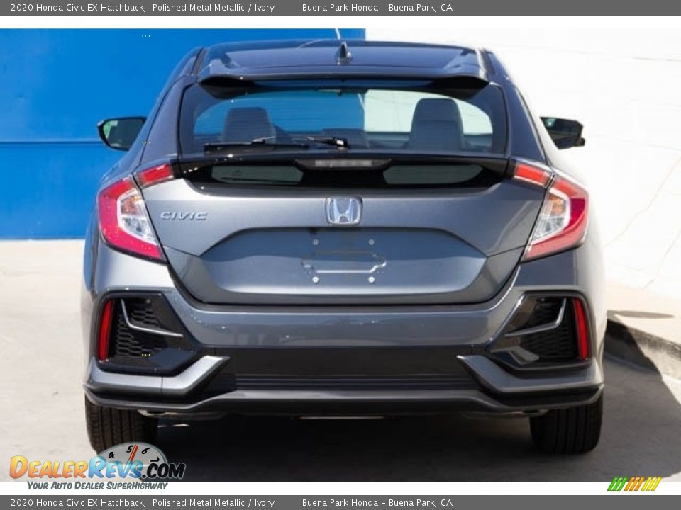 2020 Honda Civic EX Hatchback Polished Metal Metallic / Ivory Photo #5