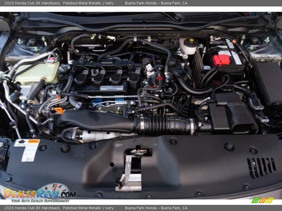2020 Honda Civic EX Hatchback Polished Metal Metallic / Ivory Photo #9
