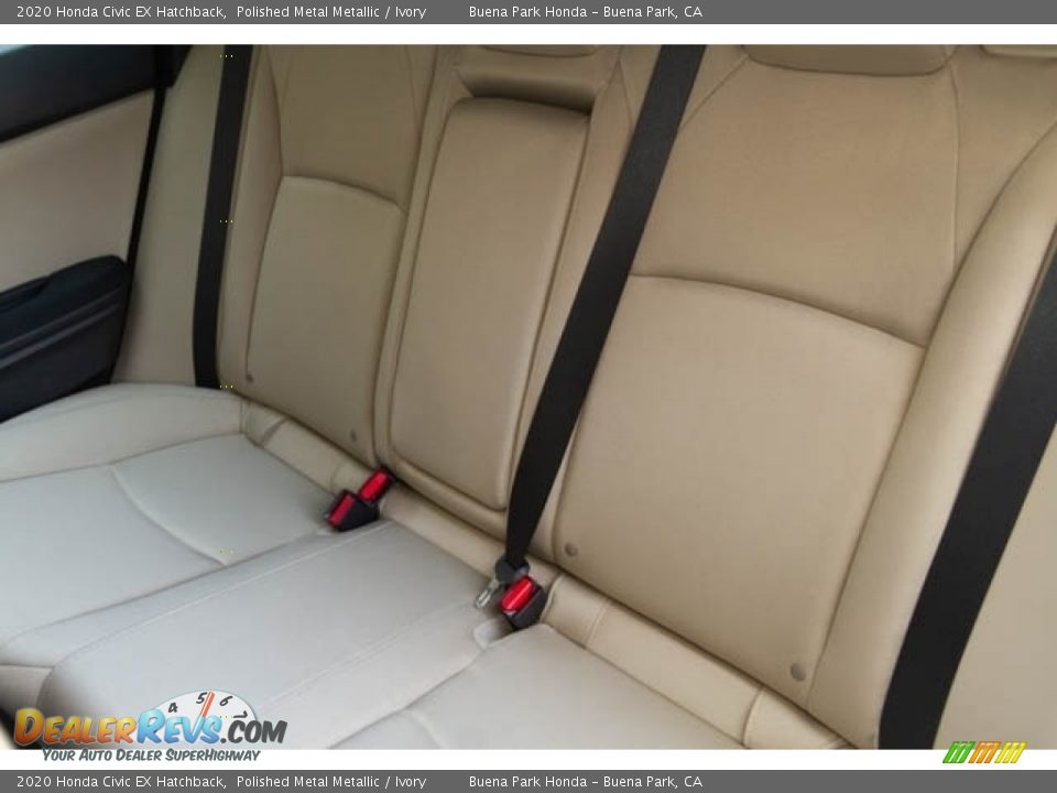 2020 Honda Civic EX Hatchback Polished Metal Metallic / Ivory Photo #26