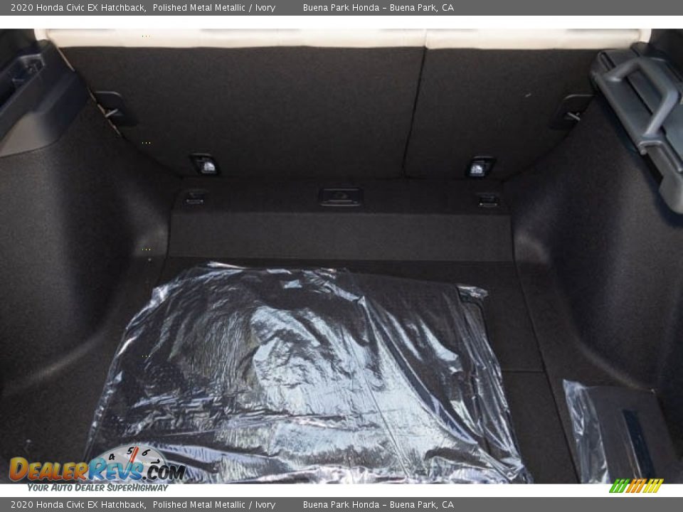 2020 Honda Civic EX Hatchback Polished Metal Metallic / Ivory Photo #27