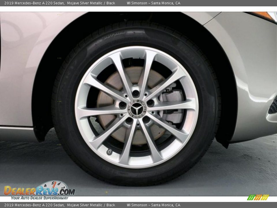 2019 Mercedes-Benz A 220 Sedan Mojave Silver Metallic / Black Photo #9