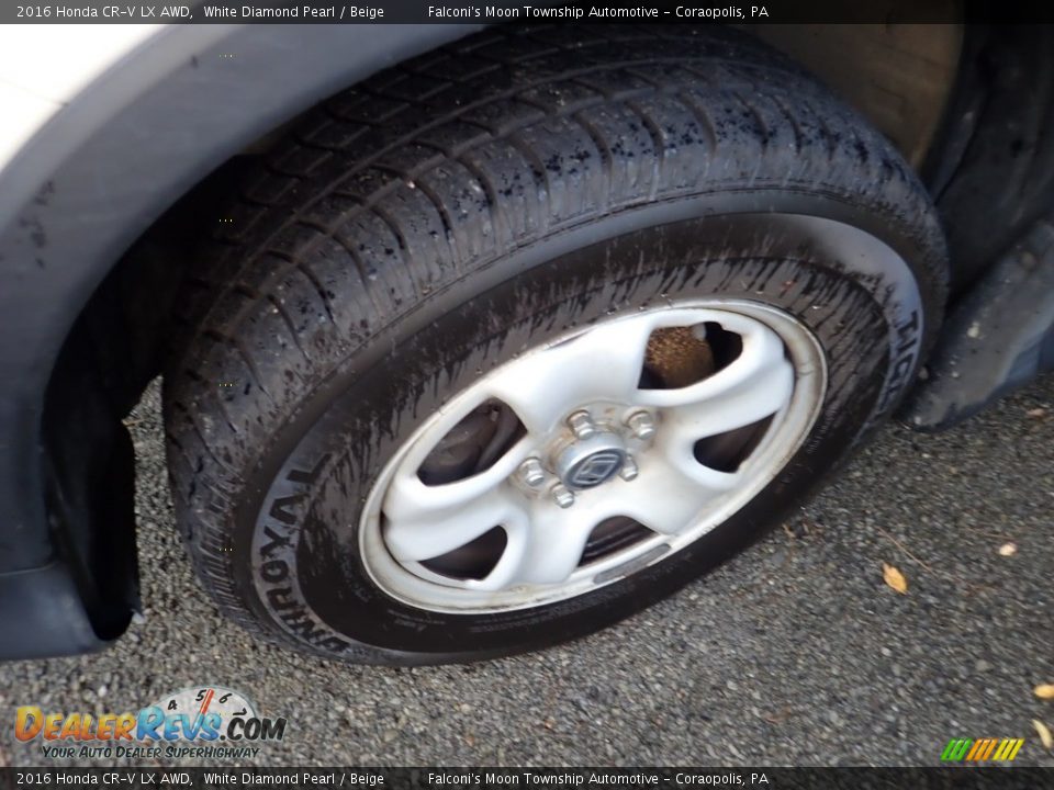2016 Honda CR-V LX AWD White Diamond Pearl / Beige Photo #2