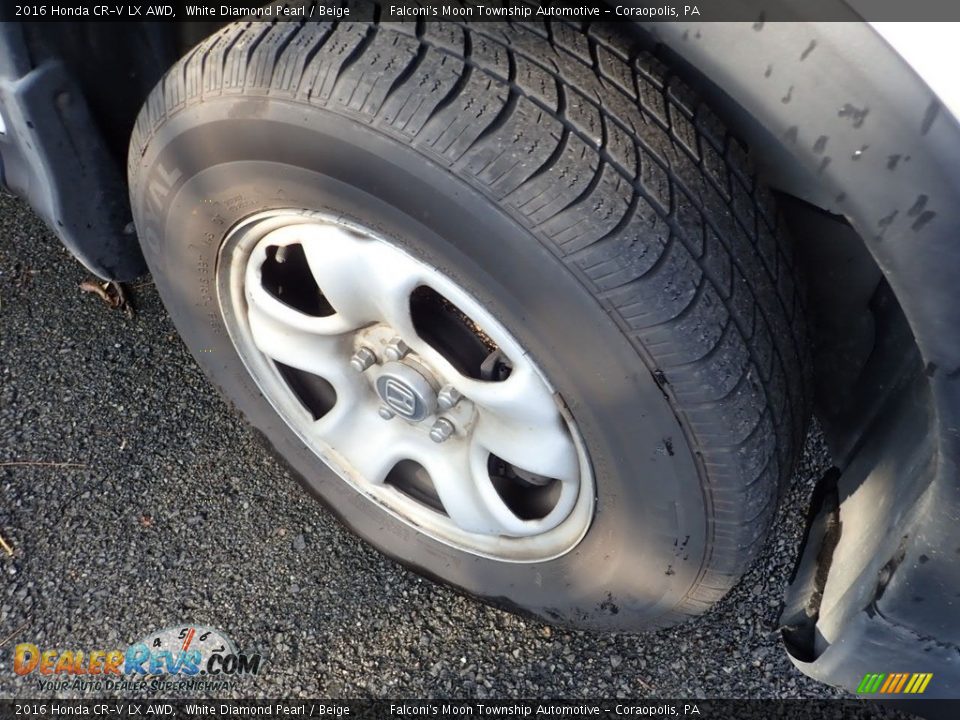 2016 Honda CR-V LX AWD White Diamond Pearl / Beige Photo #5