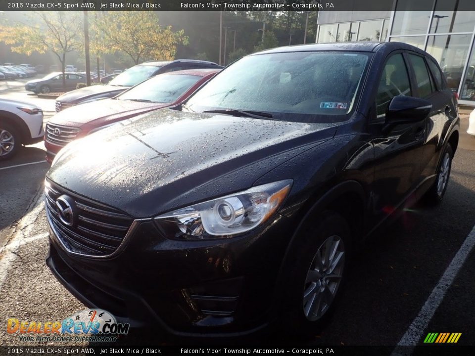 2016 Mazda CX-5 Sport AWD Jet Black Mica / Black Photo #1