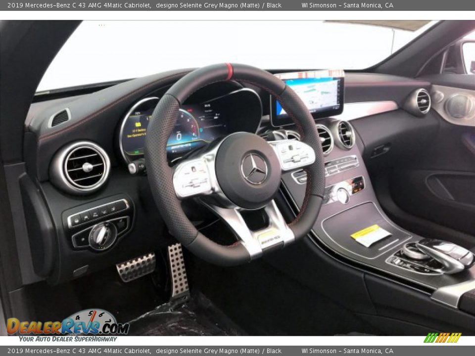 2019 Mercedes-Benz C 43 AMG 4Matic Cabriolet Steering Wheel Photo #4
