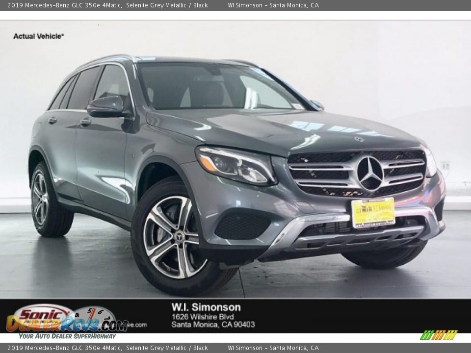2019 Mercedes-Benz GLC 350e 4Matic Selenite Grey Metallic / Black Photo #1