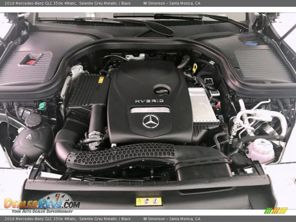 2019 Mercedes-Benz GLC 350e 4Matic Selenite Grey Metallic / Black Photo #8