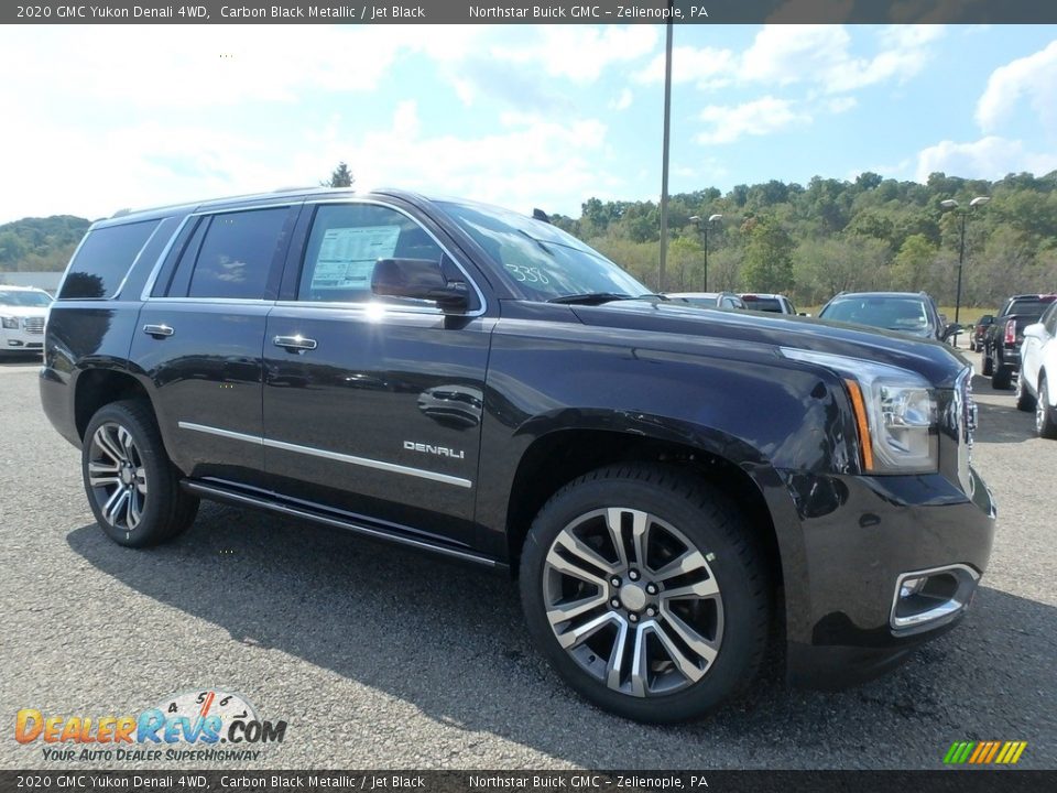 2020 GMC Yukon Denali 4WD Carbon Black Metallic / Jet Black Photo #3