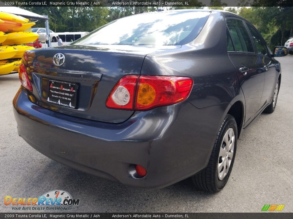 2009 Toyota Corolla LE Magnetic Gray Metallic / Ash Photo #3