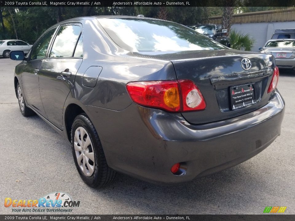 2009 Toyota Corolla LE Magnetic Gray Metallic / Ash Photo #5