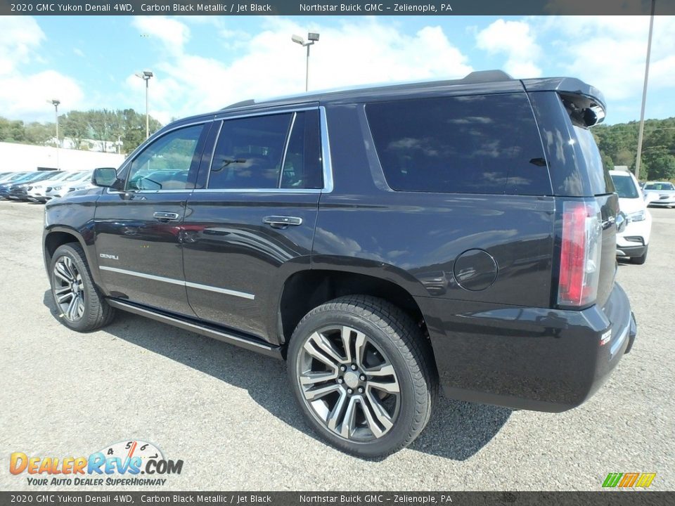 2020 GMC Yukon Denali 4WD Carbon Black Metallic / Jet Black Photo #8