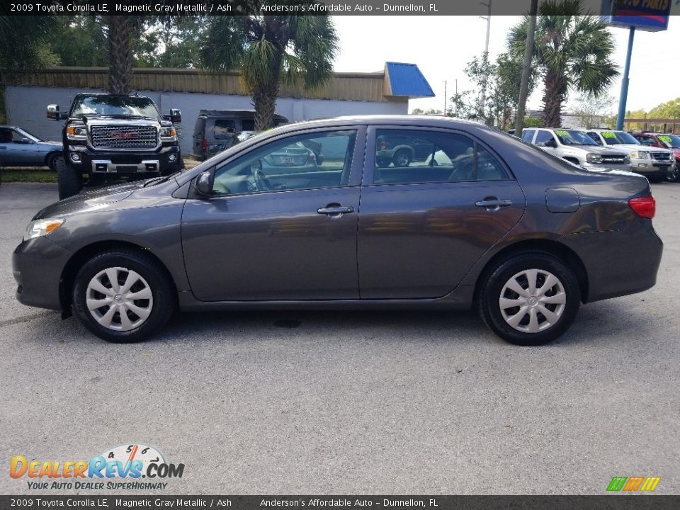 2009 Toyota Corolla LE Magnetic Gray Metallic / Ash Photo #6