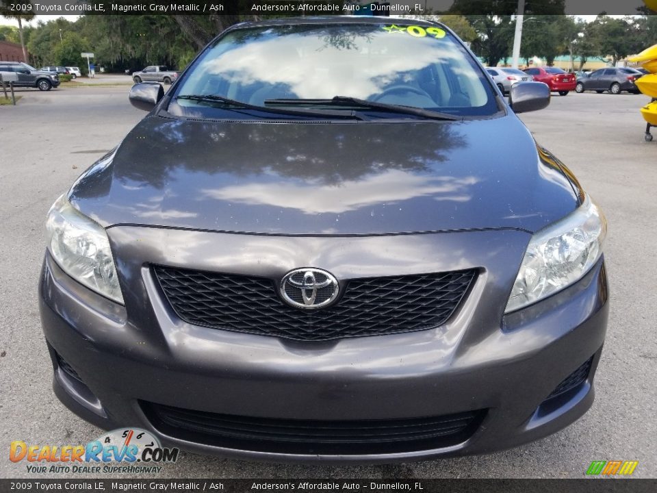 2009 Toyota Corolla LE Magnetic Gray Metallic / Ash Photo #8