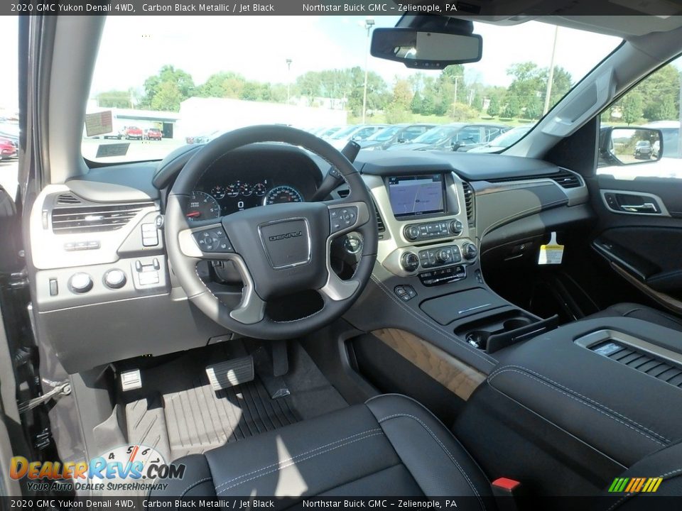 2020 GMC Yukon Denali 4WD Carbon Black Metallic / Jet Black Photo #14