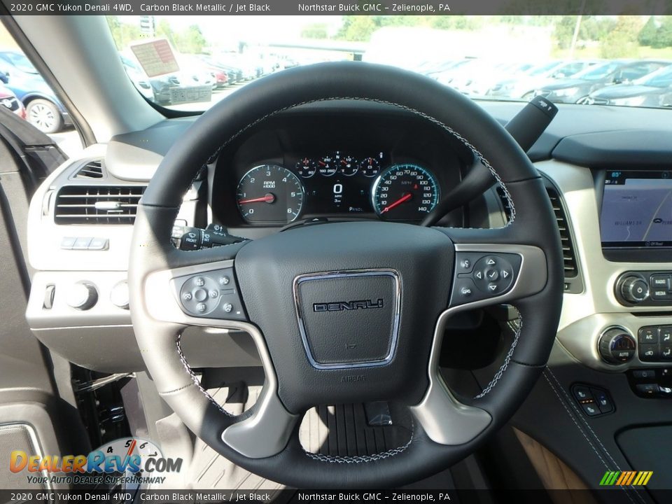2020 GMC Yukon Denali 4WD Carbon Black Metallic / Jet Black Photo #17