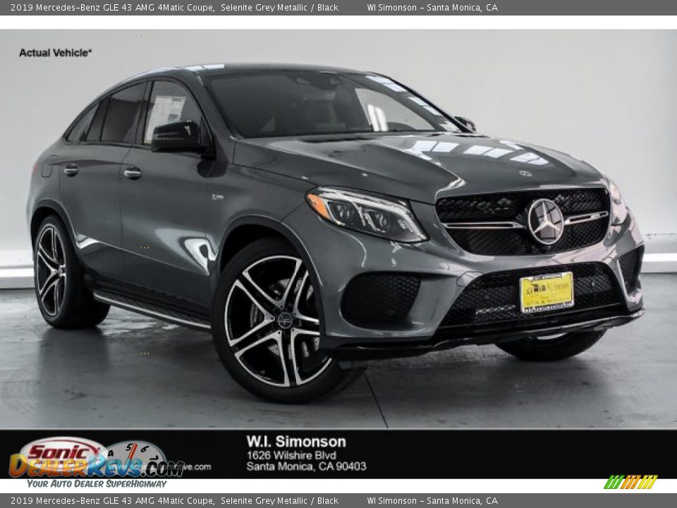 2019 Mercedes-Benz GLE 43 AMG 4Matic Coupe Selenite Grey Metallic / Black Photo #1