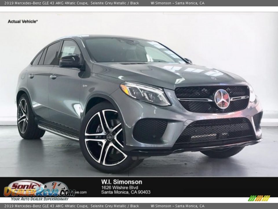 2019 Mercedes-Benz GLE 43 AMG 4Matic Coupe Selenite Grey Metallic / Black Photo #1