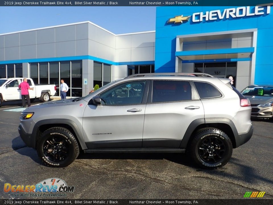 2019 Jeep Cherokee Trailhawk Elite 4x4 Billet Silver Metallic / Black Photo #3