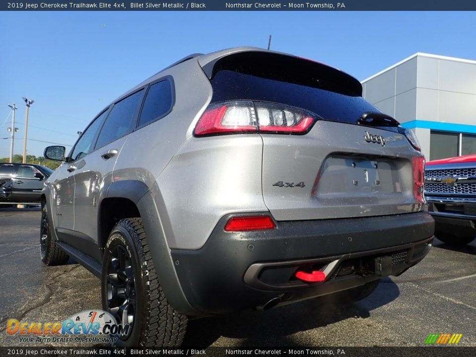 2019 Jeep Cherokee Trailhawk Elite 4x4 Billet Silver Metallic / Black Photo #5