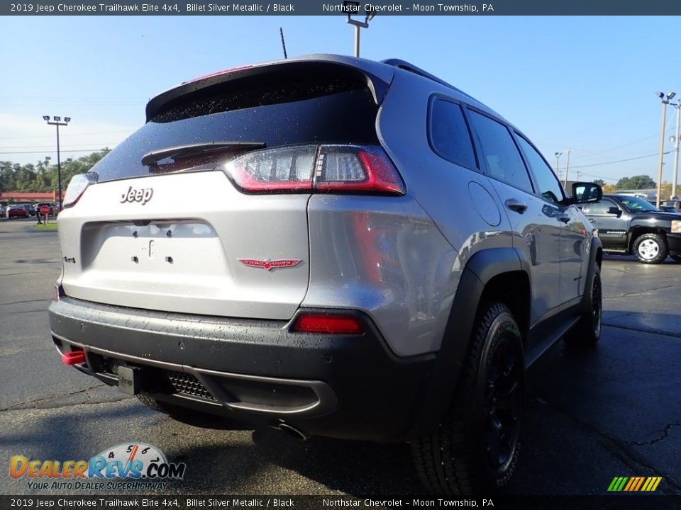 2019 Jeep Cherokee Trailhawk Elite 4x4 Billet Silver Metallic / Black Photo #8