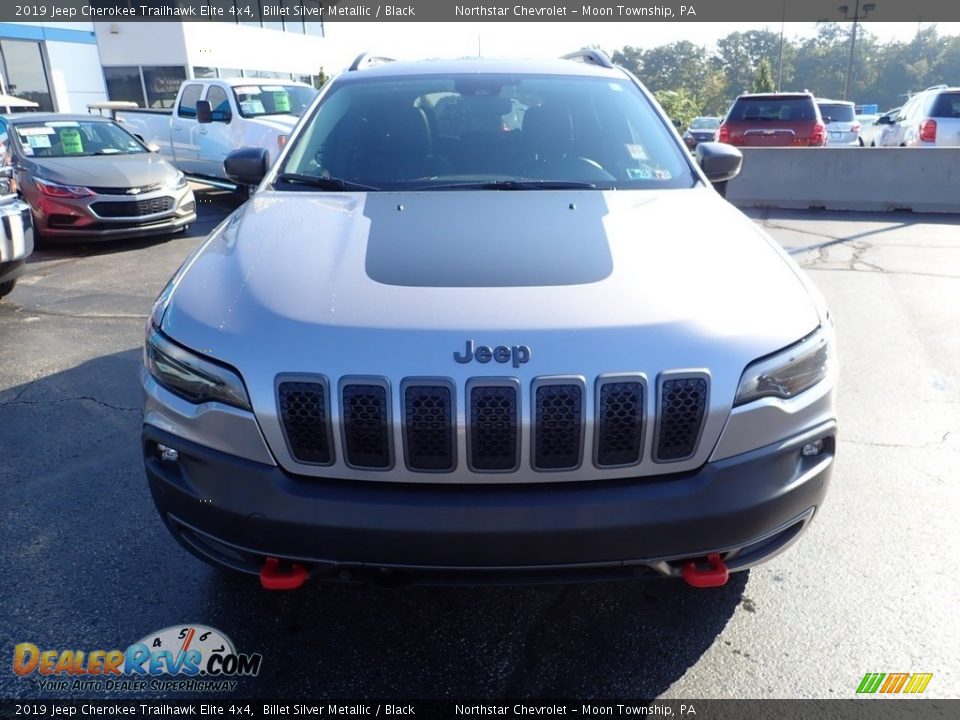 2019 Jeep Cherokee Trailhawk Elite 4x4 Billet Silver Metallic / Black Photo #12