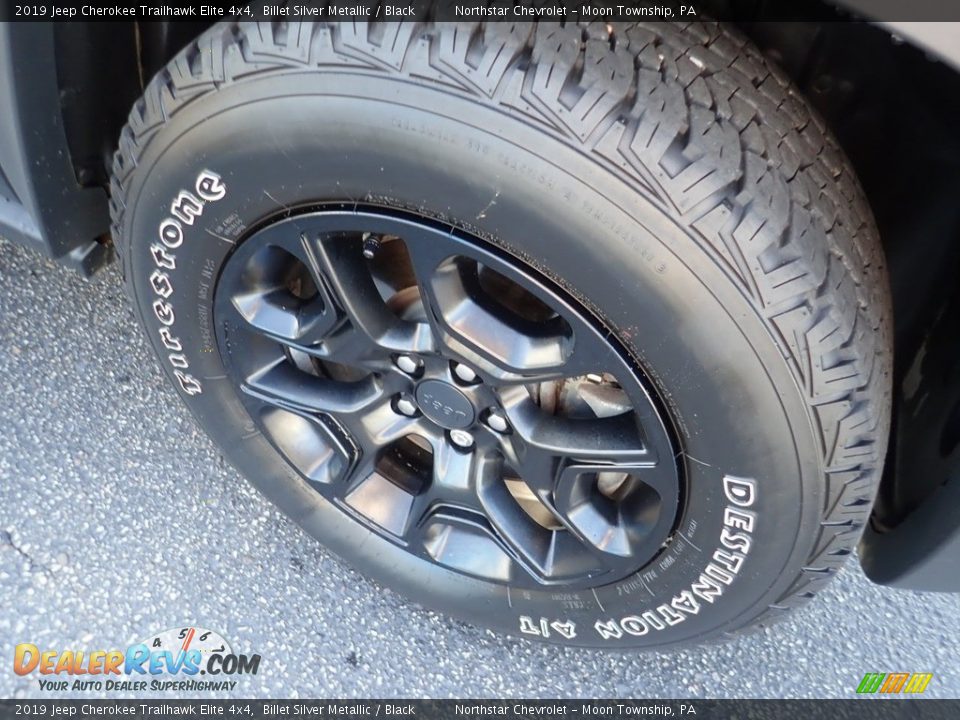 2019 Jeep Cherokee Trailhawk Elite 4x4 Billet Silver Metallic / Black Photo #13