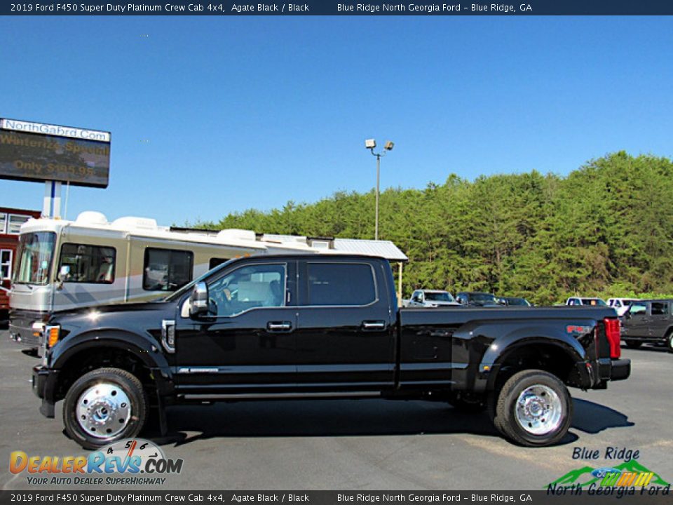 2019 Ford F450 Super Duty Platinum Crew Cab 4x4 Agate Black / Black Photo #2