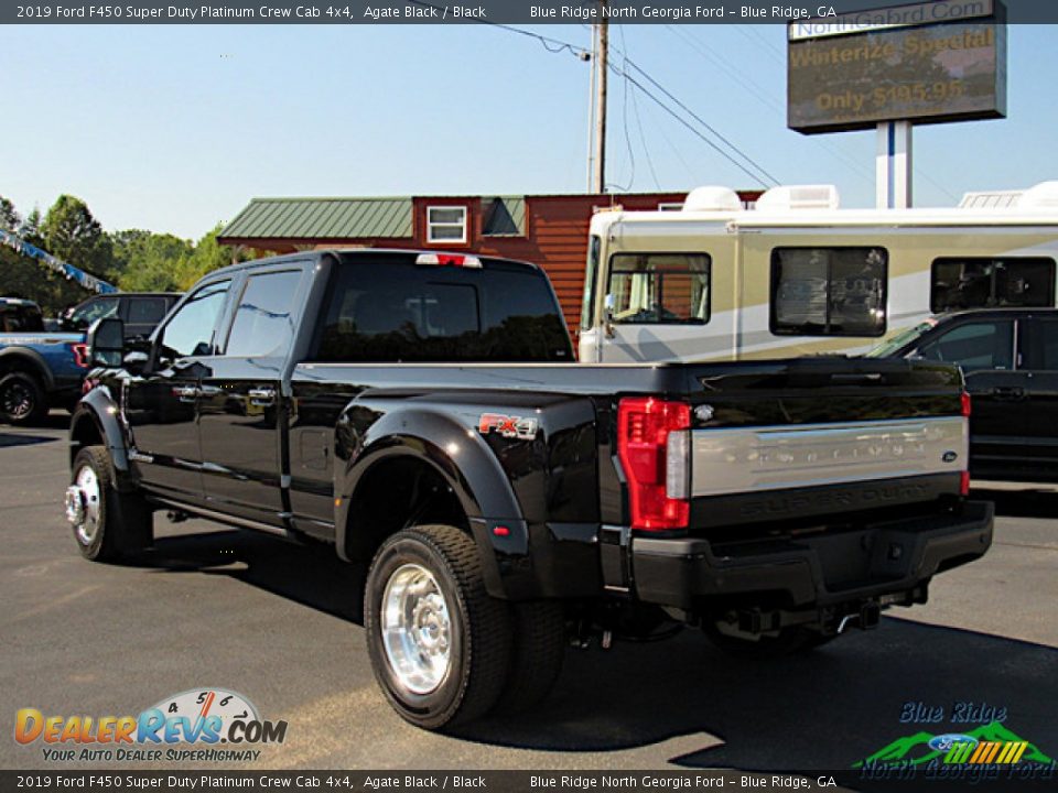 2019 Ford F450 Super Duty Platinum Crew Cab 4x4 Agate Black / Black Photo #3