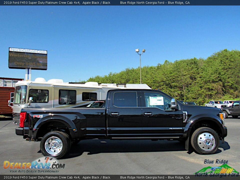 2019 Ford F450 Super Duty Platinum Crew Cab 4x4 Agate Black / Black Photo #6