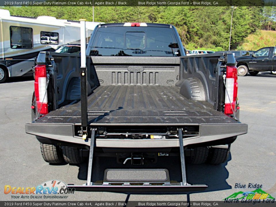 2019 Ford F450 Super Duty Platinum Crew Cab 4x4 Agate Black / Black Photo #13