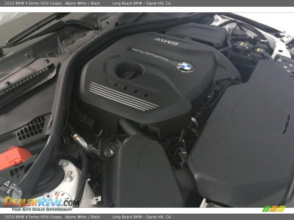 2020 BMW 4 Series 430i Coupe Alpine White / Black Photo #27