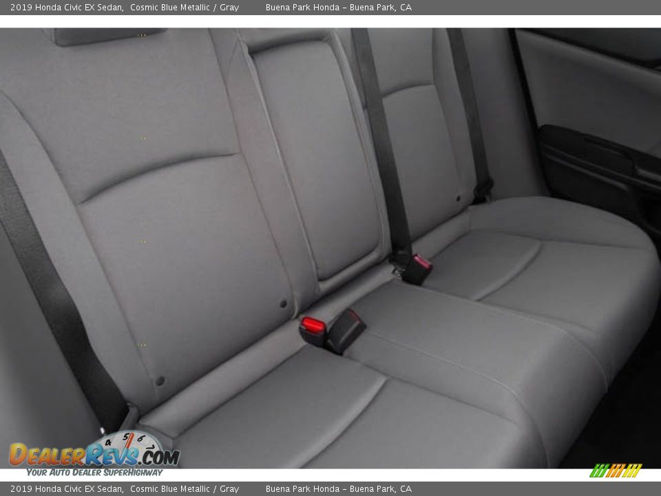 2019 Honda Civic EX Sedan Cosmic Blue Metallic / Gray Photo #29