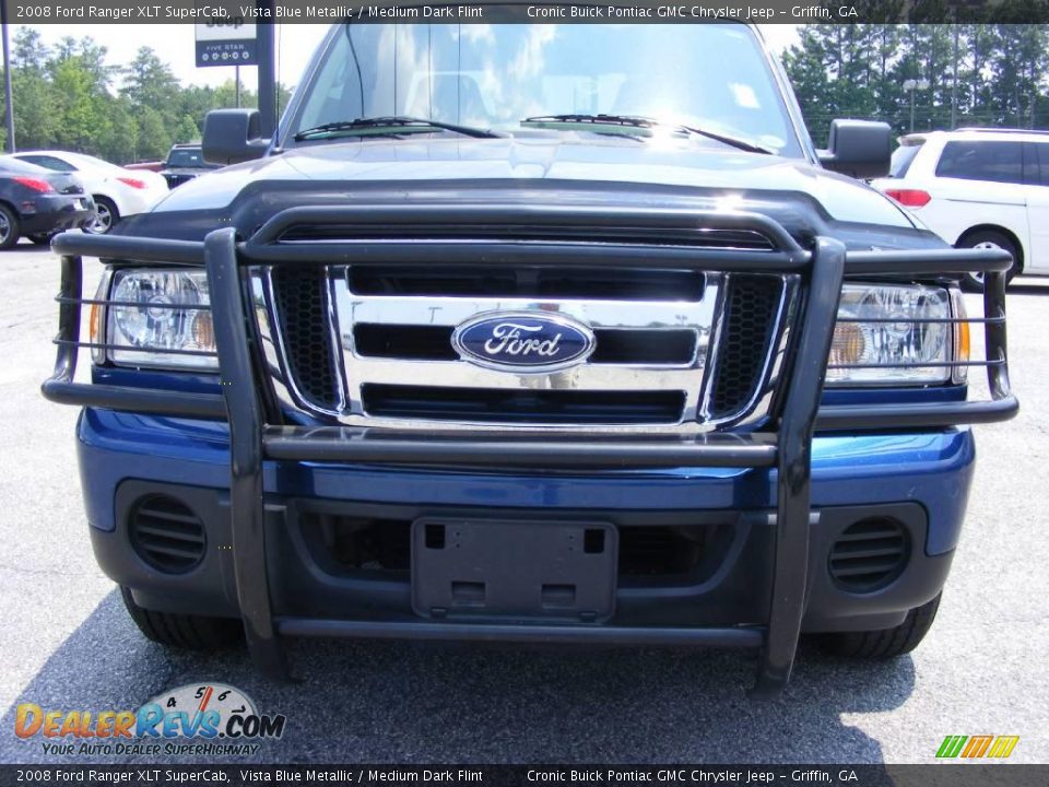 2008 Ford Ranger XLT SuperCab Vista Blue Metallic / Medium Dark Flint Photo #3