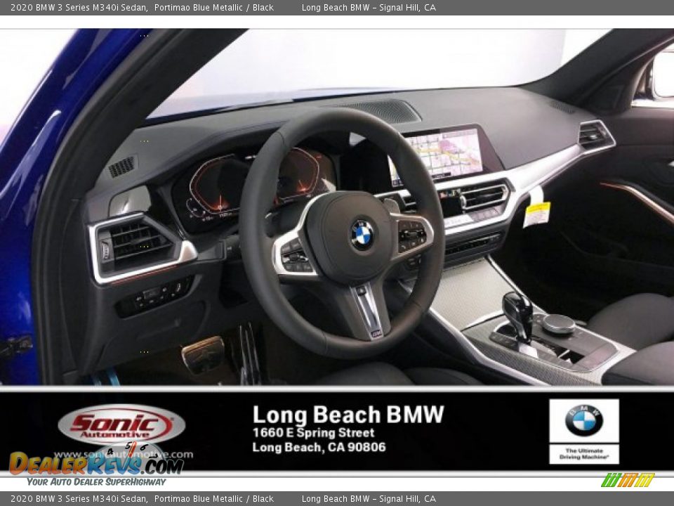 2020 BMW 3 Series M340i Sedan Portimao Blue Metallic / Black Photo #4