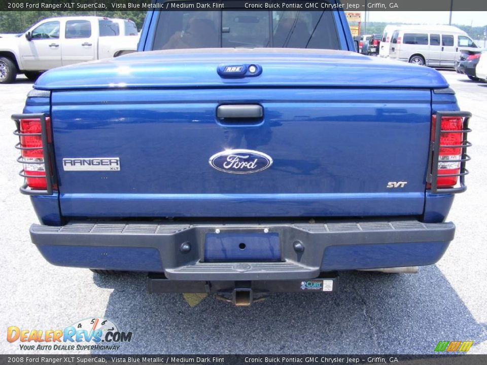 2008 Ford Ranger XLT SuperCab Vista Blue Metallic / Medium Dark Flint Photo #7