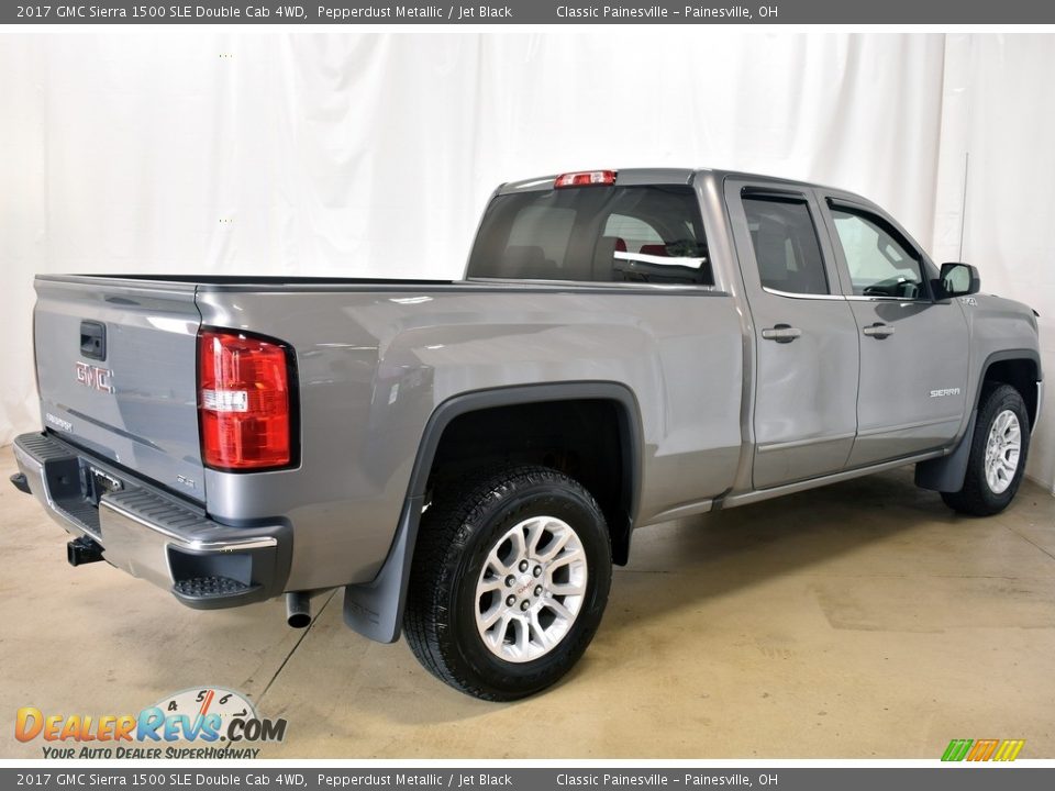 2017 GMC Sierra 1500 SLE Double Cab 4WD Pepperdust Metallic / Jet Black Photo #2