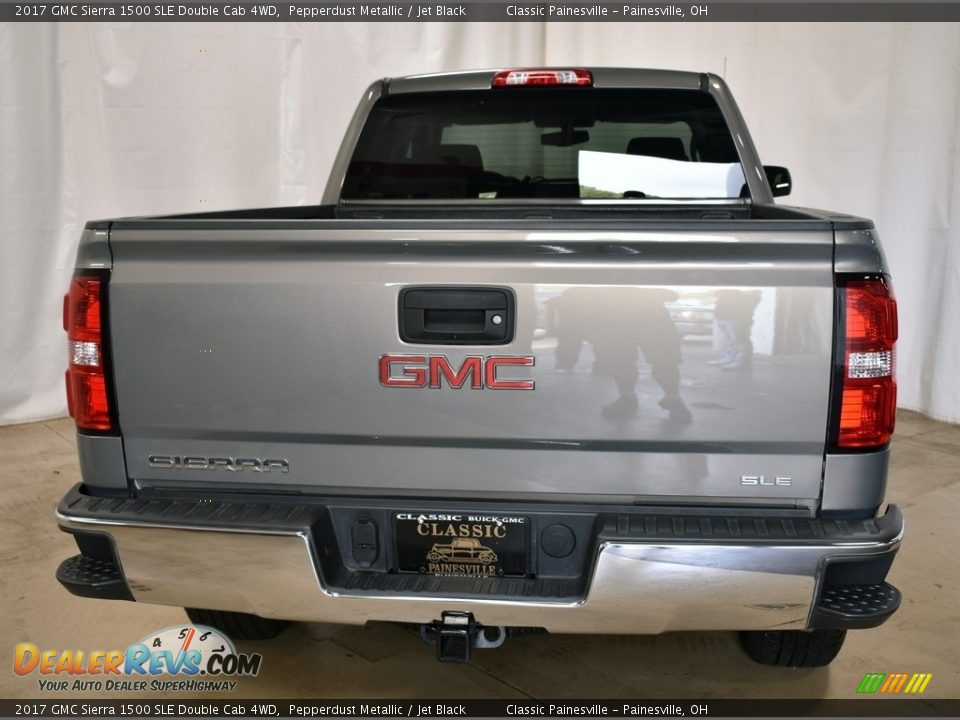 2017 GMC Sierra 1500 SLE Double Cab 4WD Pepperdust Metallic / Jet Black Photo #3