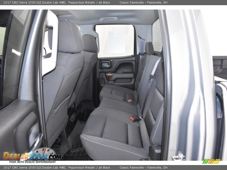2017 GMC Sierra 1500 SLE Double Cab 4WD Pepperdust Metallic / Jet Black Photo #8