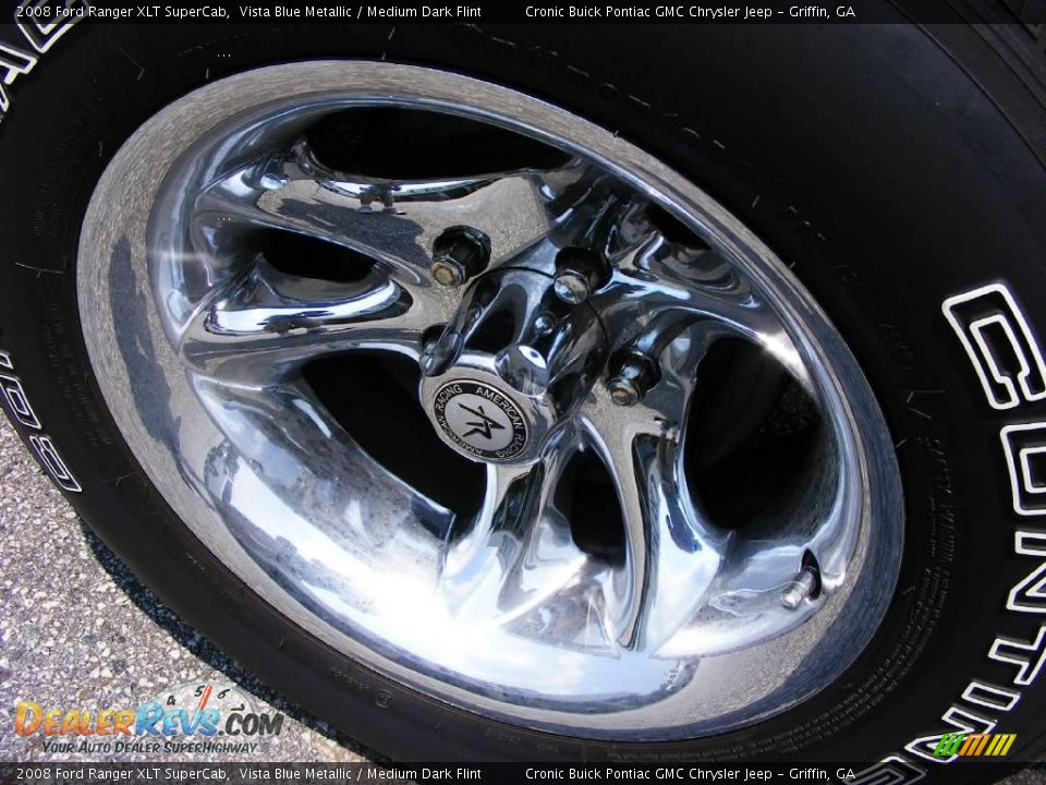 2008 Ford Ranger XLT SuperCab Vista Blue Metallic / Medium Dark Flint Photo #10
