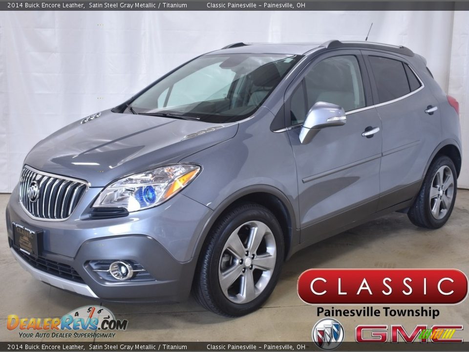 2014 Buick Encore Leather Satin Steel Gray Metallic / Titanium Photo #1