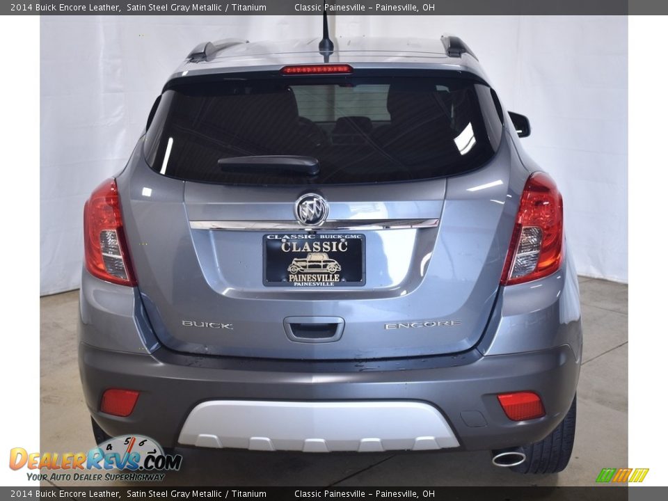 2014 Buick Encore Leather Satin Steel Gray Metallic / Titanium Photo #3