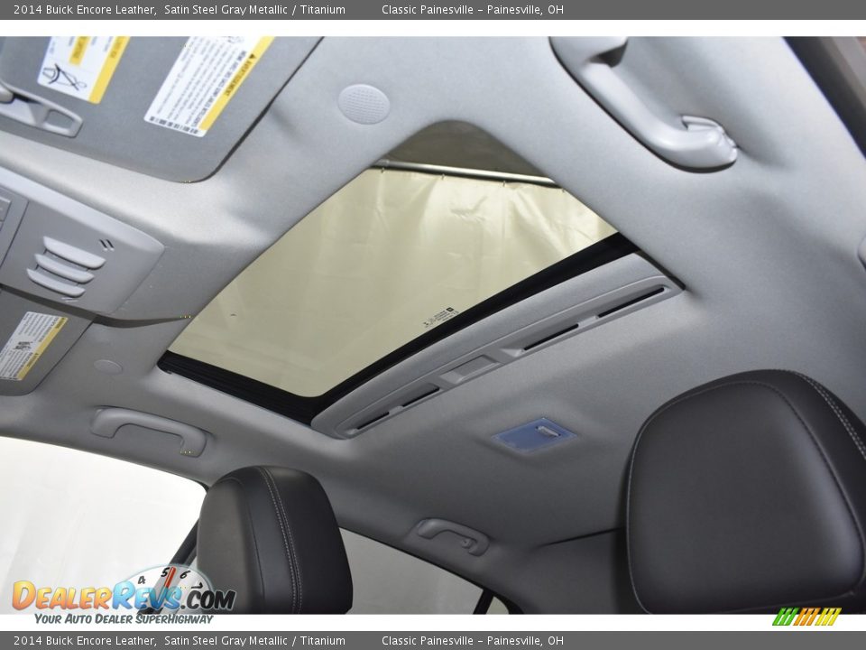 2014 Buick Encore Leather Satin Steel Gray Metallic / Titanium Photo #7