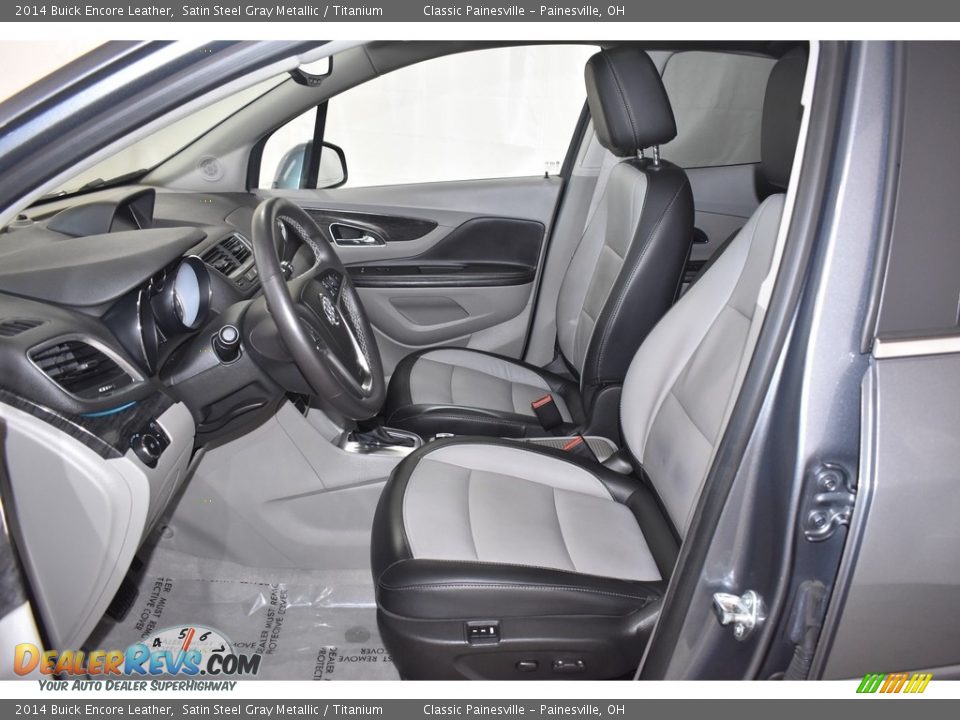 2014 Buick Encore Leather Satin Steel Gray Metallic / Titanium Photo #8