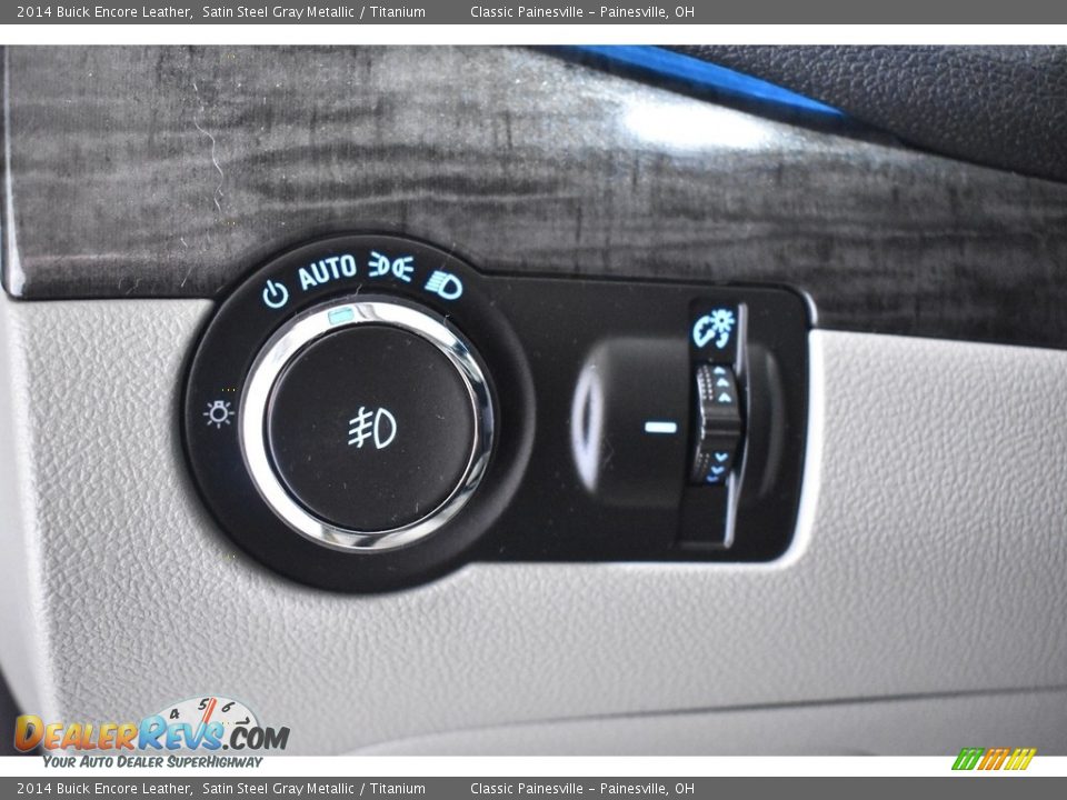 2014 Buick Encore Leather Satin Steel Gray Metallic / Titanium Photo #12
